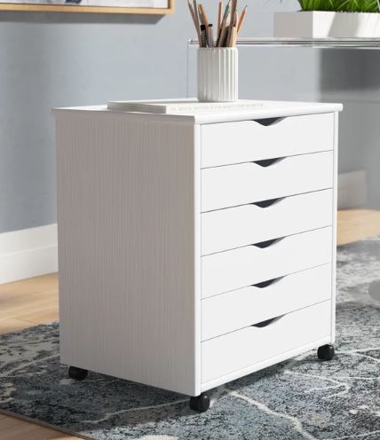 Pitts Drawer Rolling Storage Chest