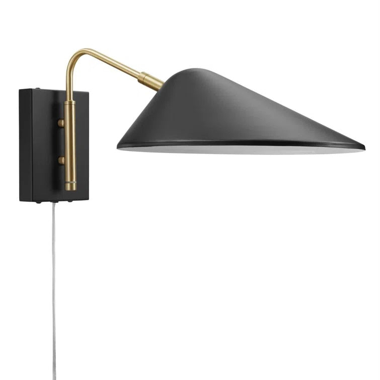 Solid Brass Swing Arm Sconce