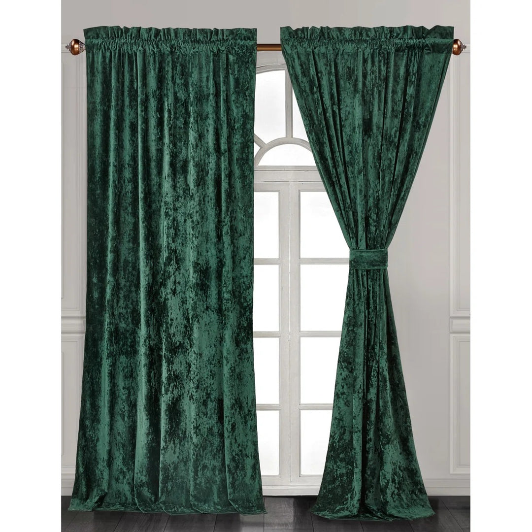 Velvet Bedding Collection Velvet Room Darkening Curtain Pair