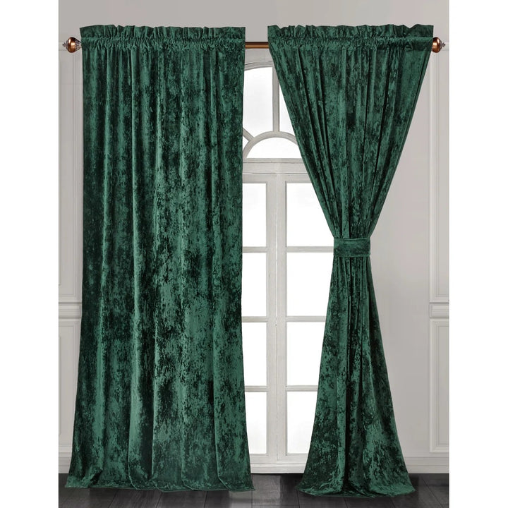 Velvet Bedding Collection Velvet Room Darkening Curtain Pair