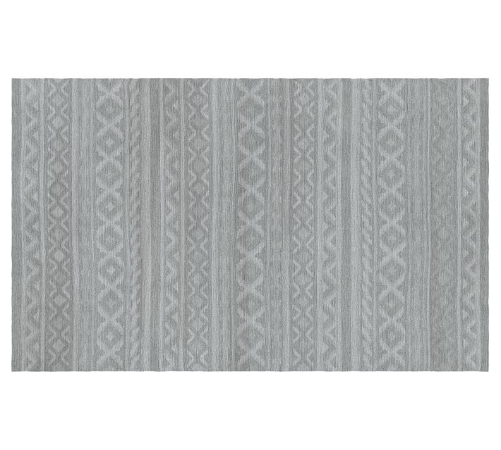 Adrina Custom Tufted Rug - Mauve Silver-5'x8'