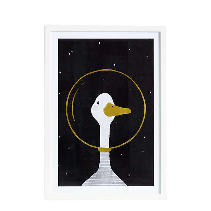 Space Goose Wall Art With Frame