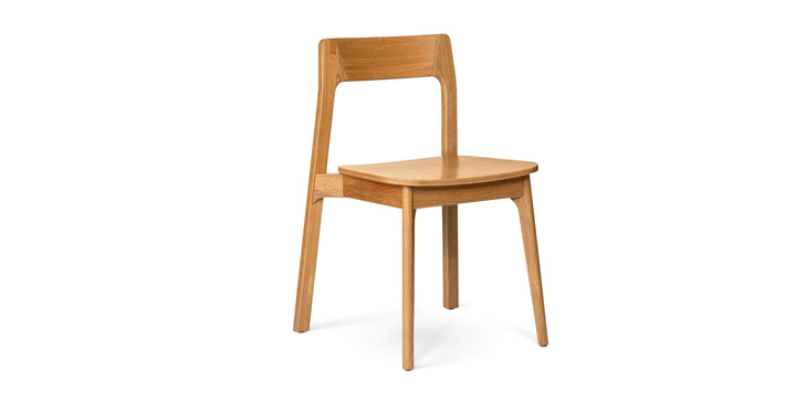 Gusfa Oak Stackable Dining Chair Set Of 2