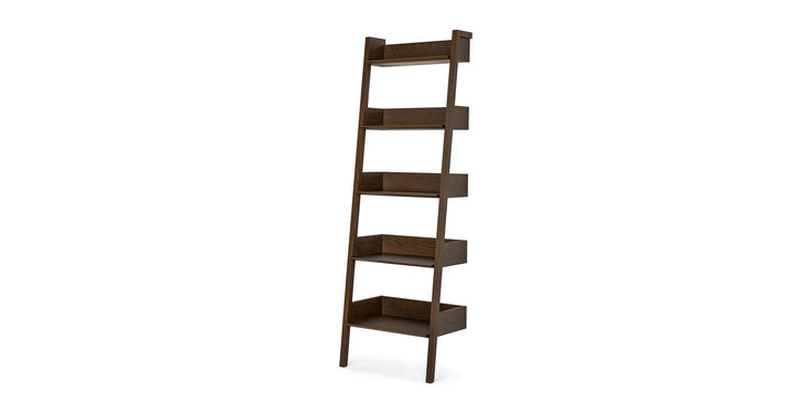 Fantol Dark Oak Narrow Bookcase