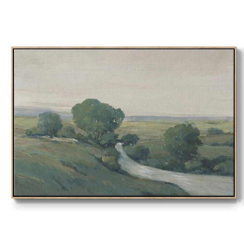 Running Creek I Framed On Canvas Print