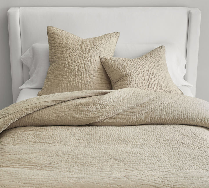 Belgian Flax Linen Handcrafted Quilt-Twin