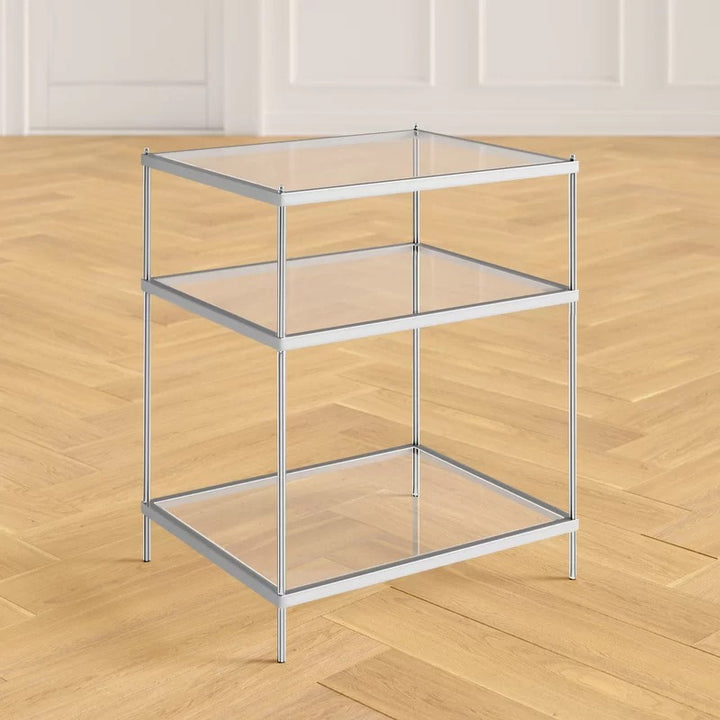 Carin Glass End Table