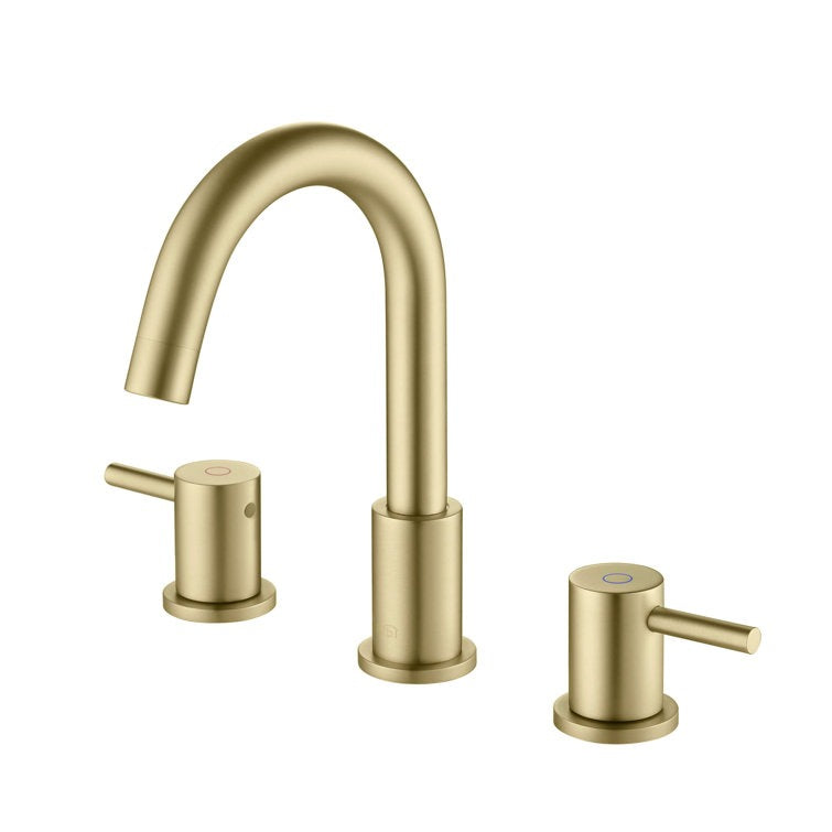 Circular Widespread 2 handle Bathroom Faucet