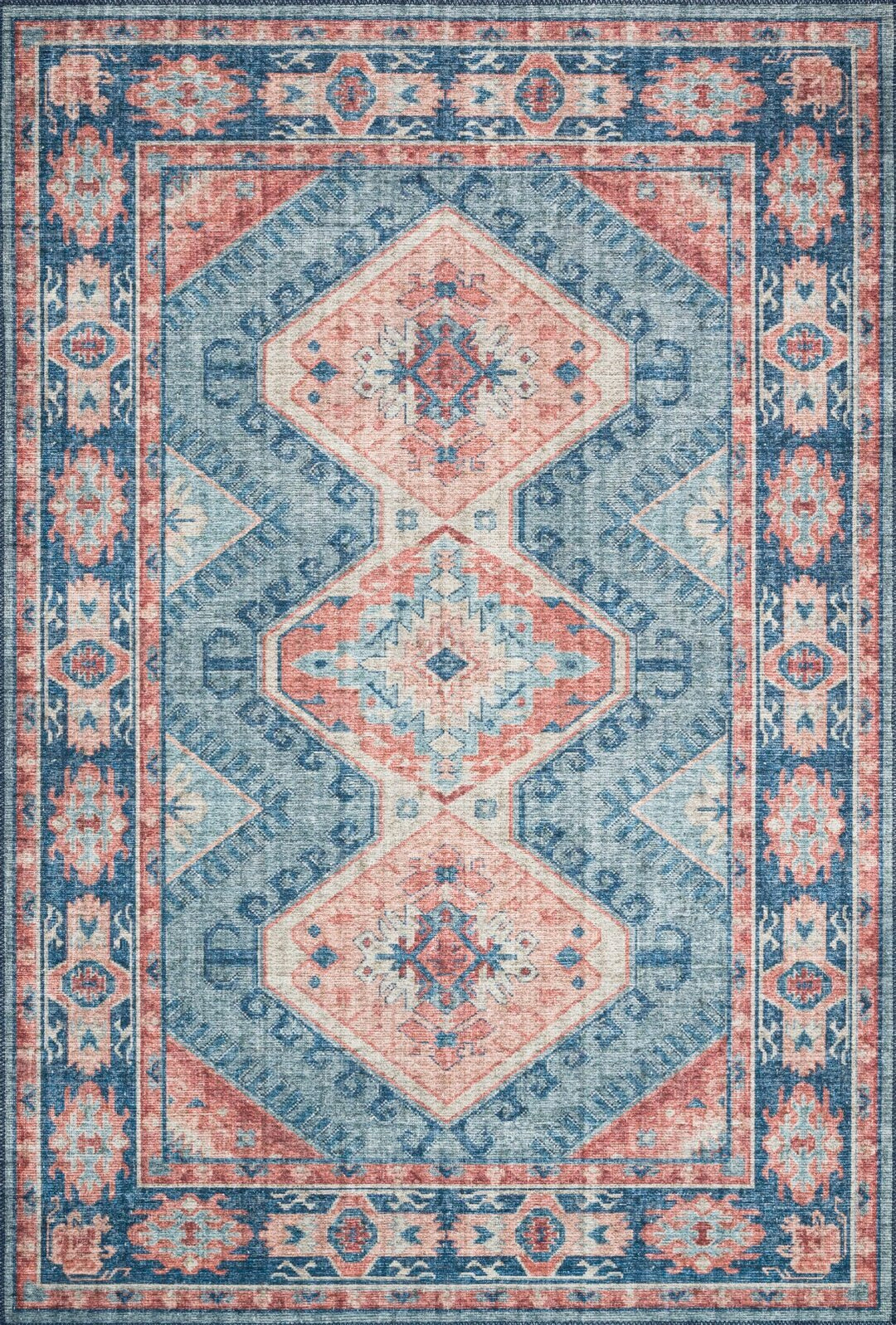 Gelo Performance Blue Rug 9x12