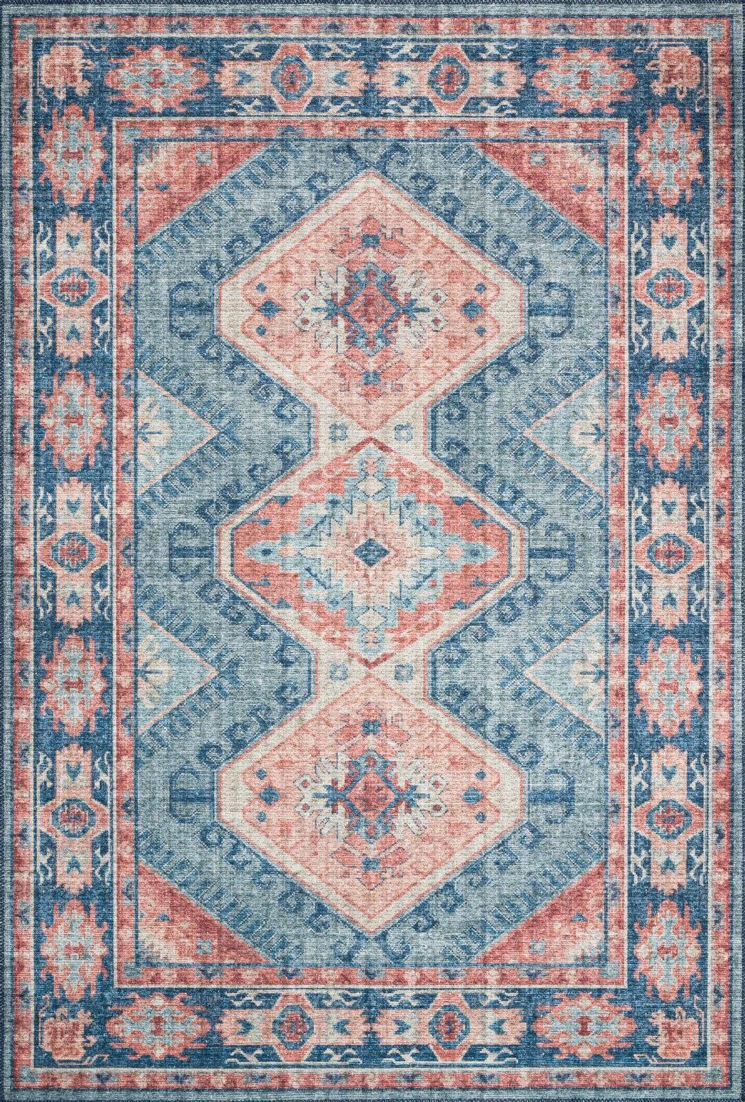 Gelo Performance Blue Rug 9x12