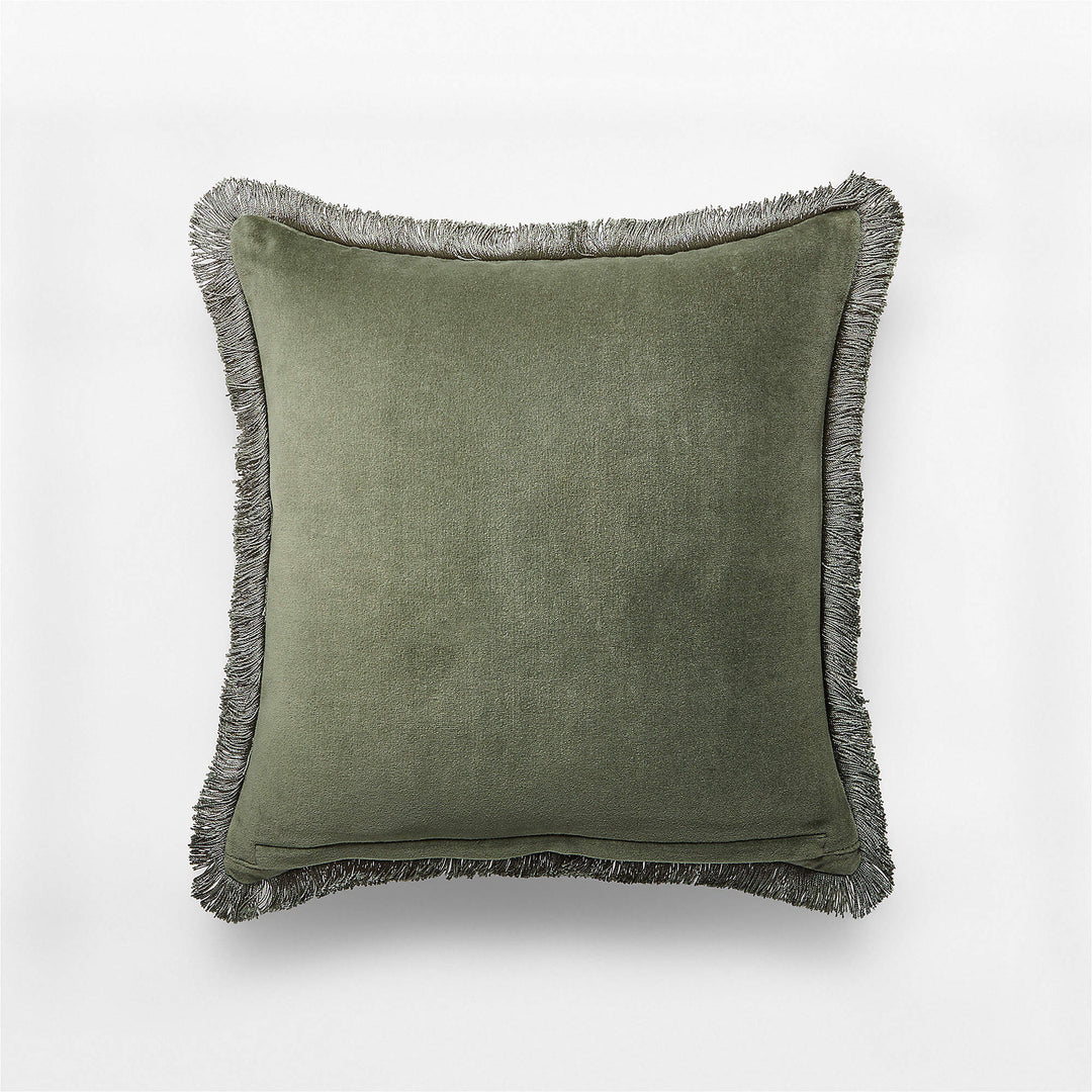 Bettie Forest Green Throw Pillow With Insert-16"x16"