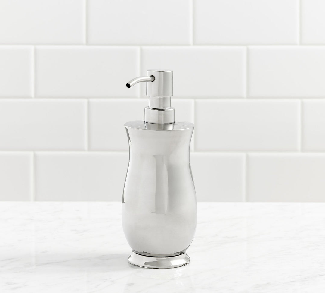 Mercer Polished Nickel Bathroom Soap Dispenser
