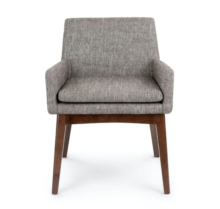 Chanel Volcanic Gray Dining Armchair Set Of 2