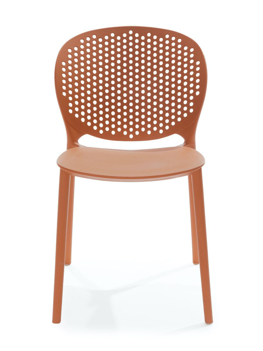 Dot Tanga Orange Dining Chair Set Of 2
