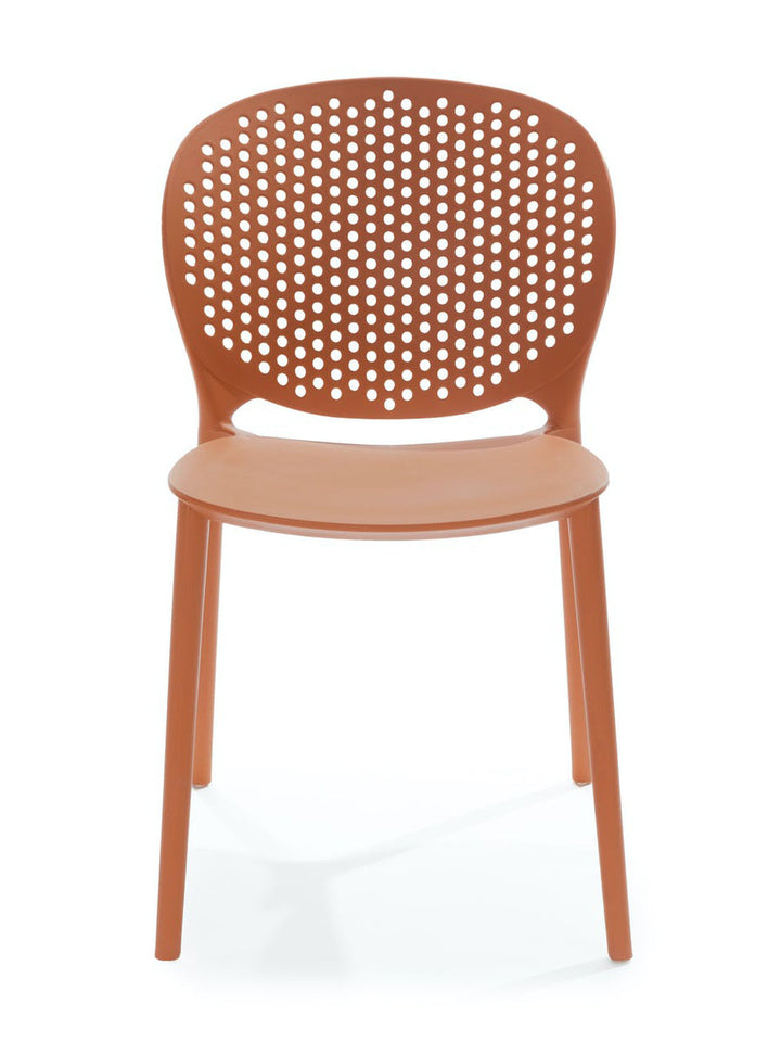 Dot Tanga Orange Dining Chair Set Of 2