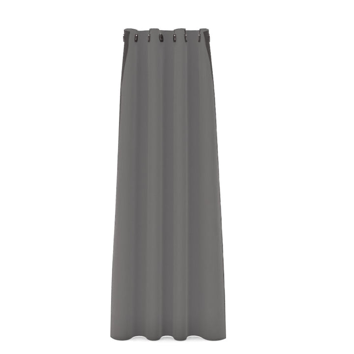 Matson Solid Semi-Sheer Grommet Single Curtain Panel-95"