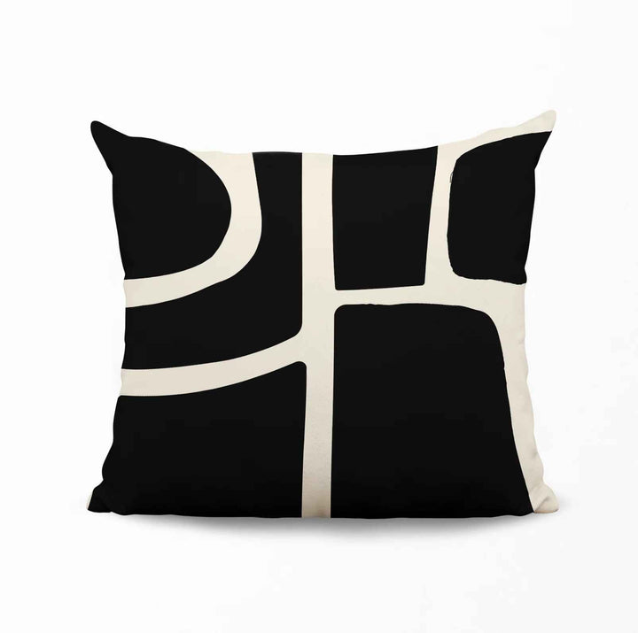 Banksy Abstract Spun Polyester Throw Pillow-17"x17"