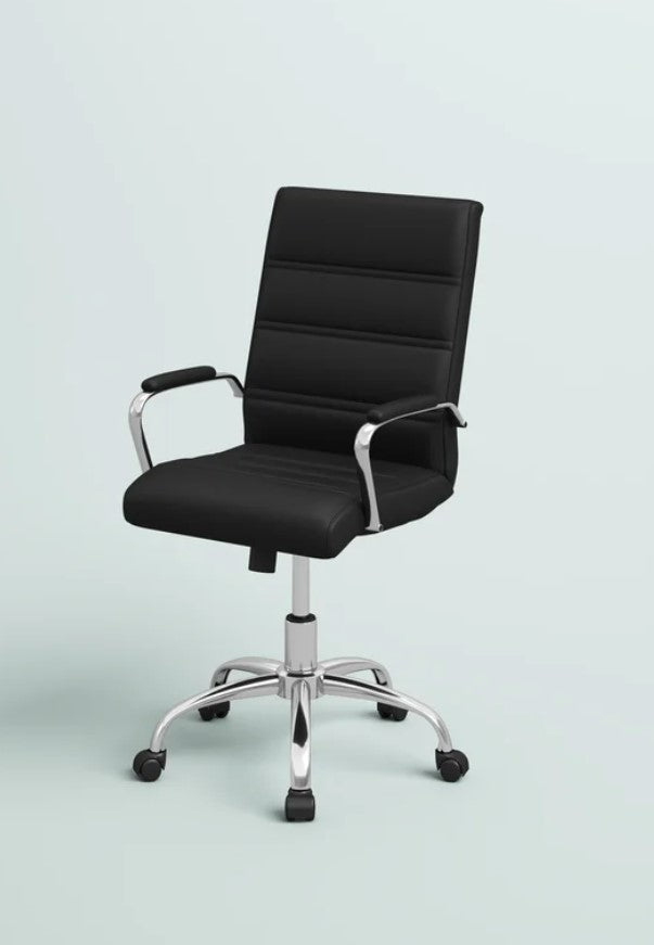 Mid Back Executive Swivel Office Chair with Metal Frame