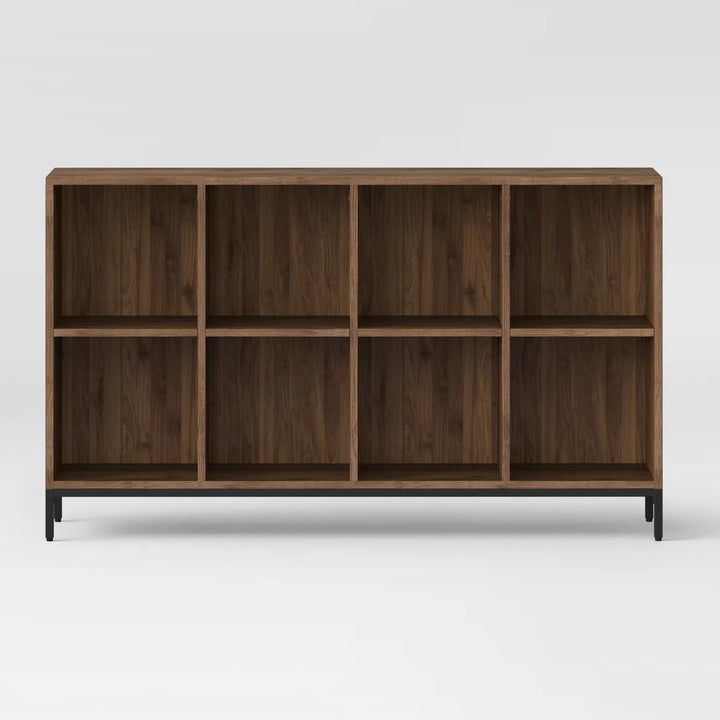 Loring 8 Cube Bookcase Walnut