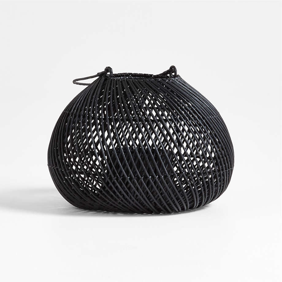 Rota Black Woven Lantern 9