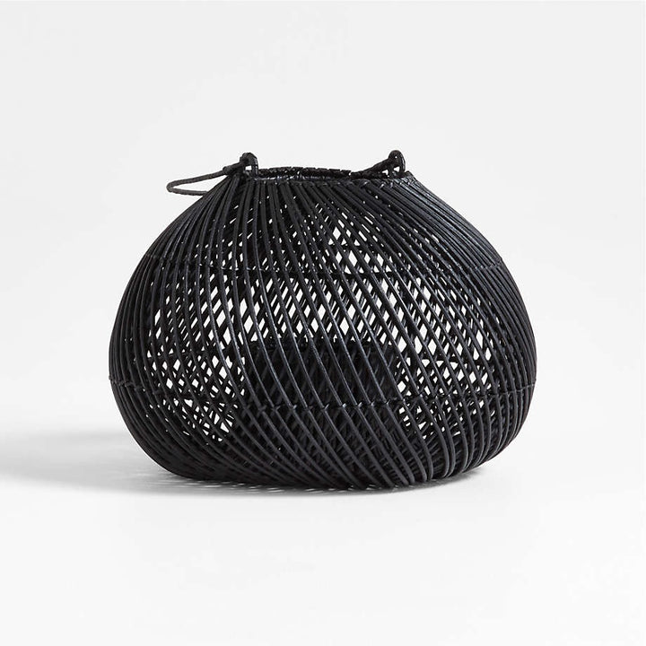 Rota Black Woven Lantern 9