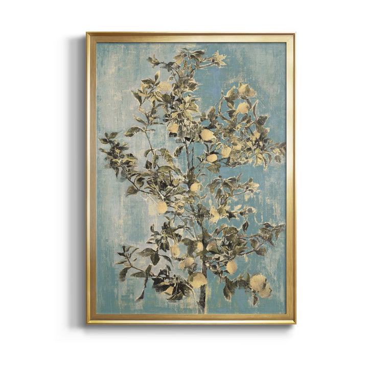 Lovely Lemon Tree Framed On Canvas