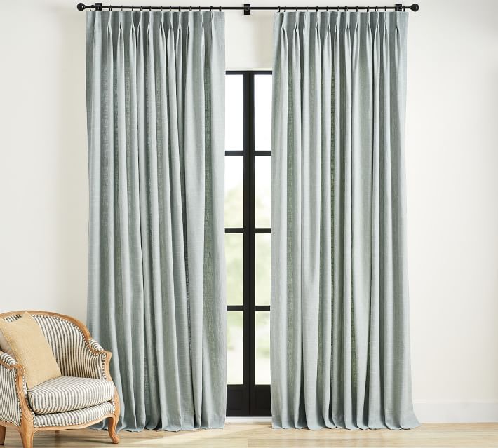 Emery Linen Pinch Pleat Curtain 108"