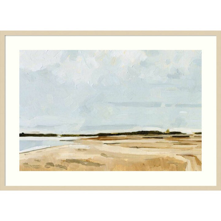 Quiet Coast I Picture Painting with frame
