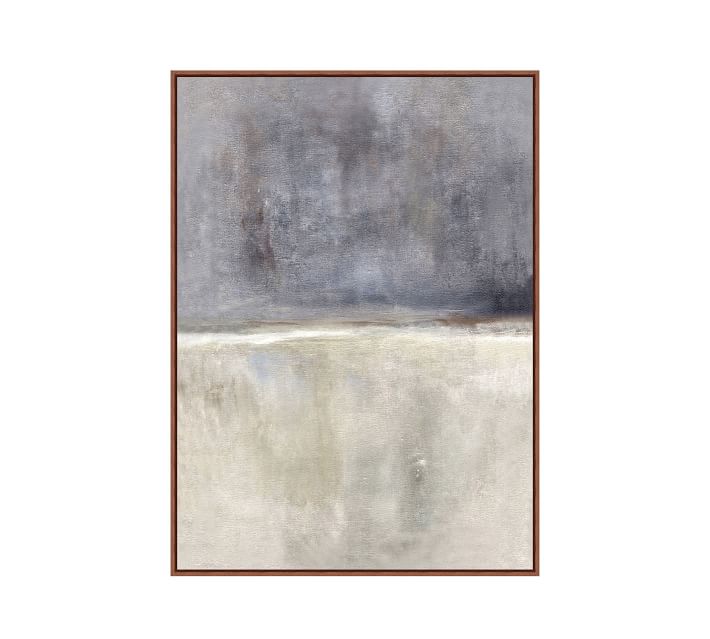 DENIM SKY FRAMED CANVAS with FRAME