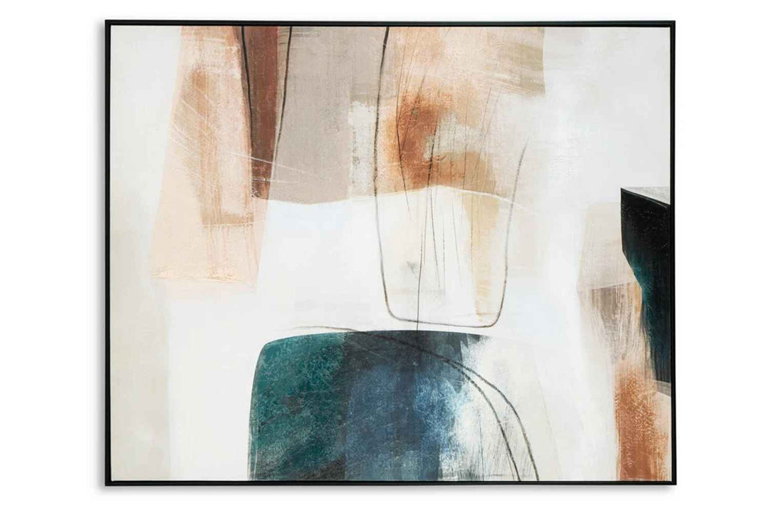 Framed On Canvas Painting-50"x39.4"