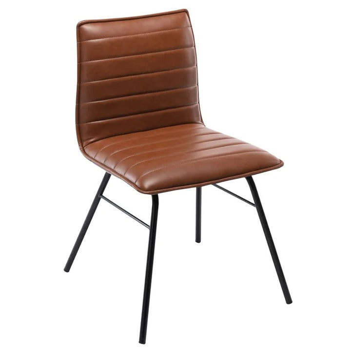 Zakariya Side Chair in Brown