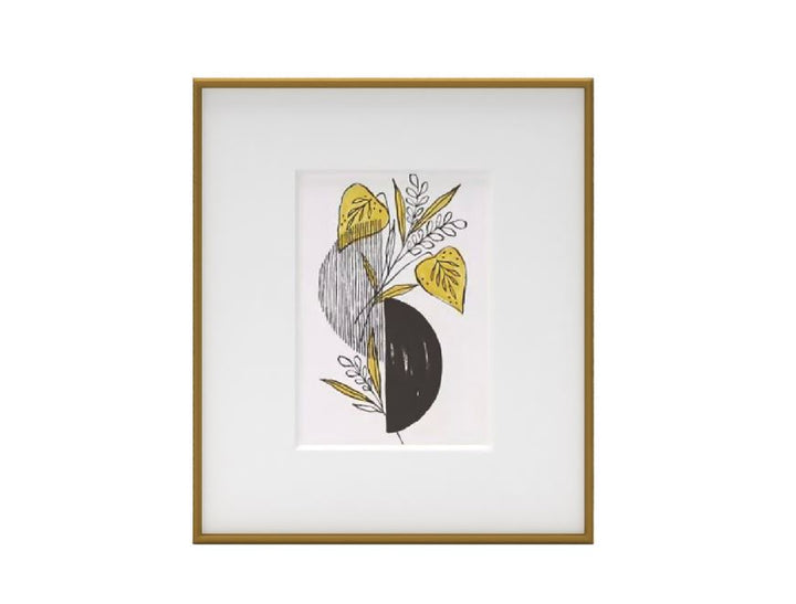 Midnight Foliage Wall Art Framed