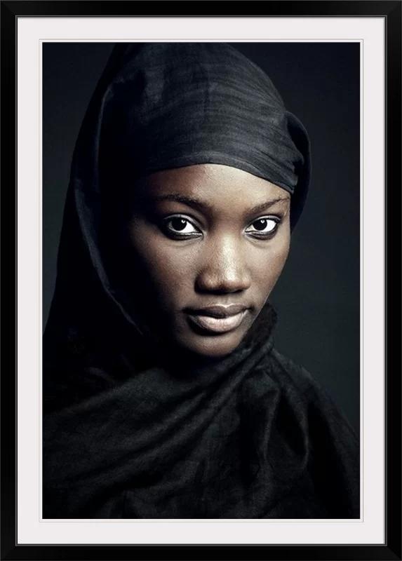 Straub Woman In Black by Vincent Olivier Gravel Print-32"x24"