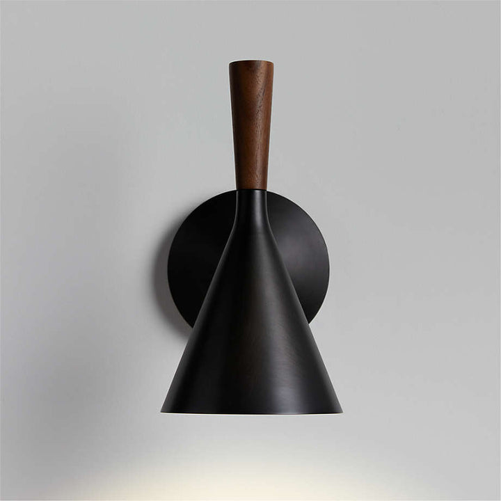 Weston Black Mid Century Modern Wall Sconce Light