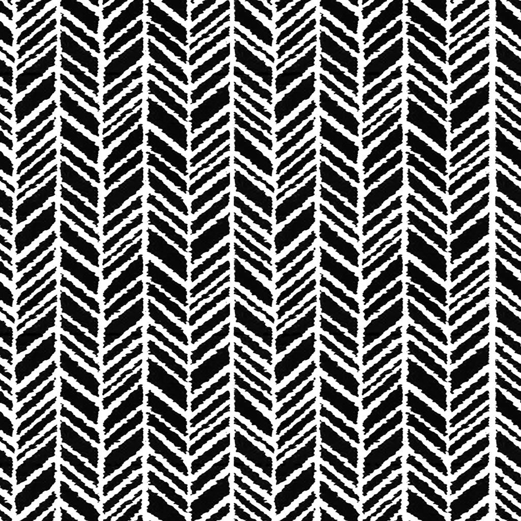 Herringbone IndoorOutdoor Lumbar Pillow With Insert-18.5"x11"