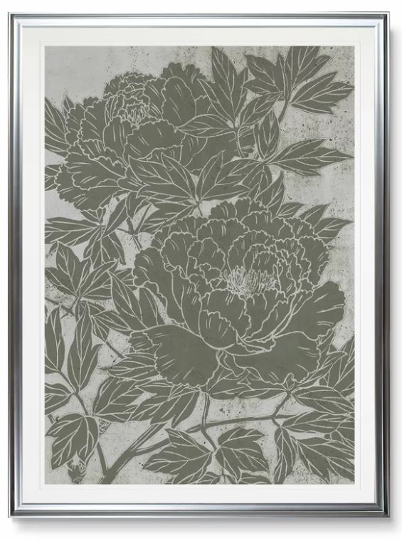 Blooming Peony I Print on Canvas