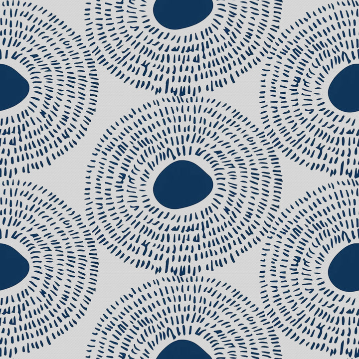 Keeley Circles Outdoor Square Pillow Cover with Insert-18"x18"