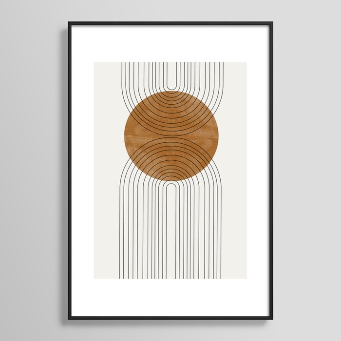 Abstract Flow Framed Art Print 13"x19"