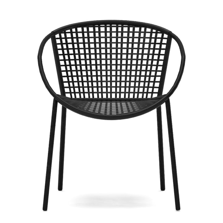 Sophia Black Outdoor Dining Armchair