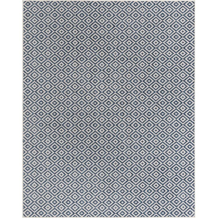Geometric Outdoor Area Rug 7'10" x 10'