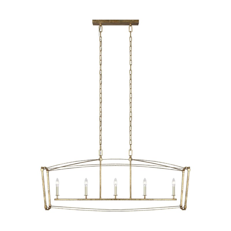 Brockton 5 - Light Kitchen Island Linear Pendant