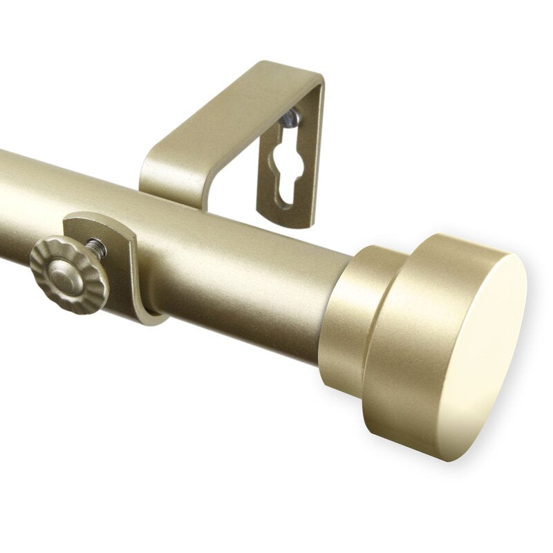 New Hartford Adjustable Single Curtain Rod 28''-48''