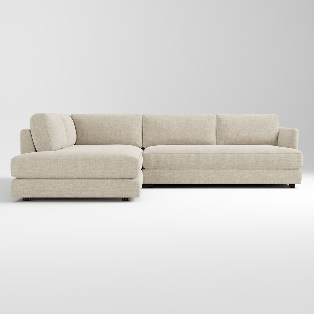 Haven 2 Piece Bumper Left Chaise Sectional