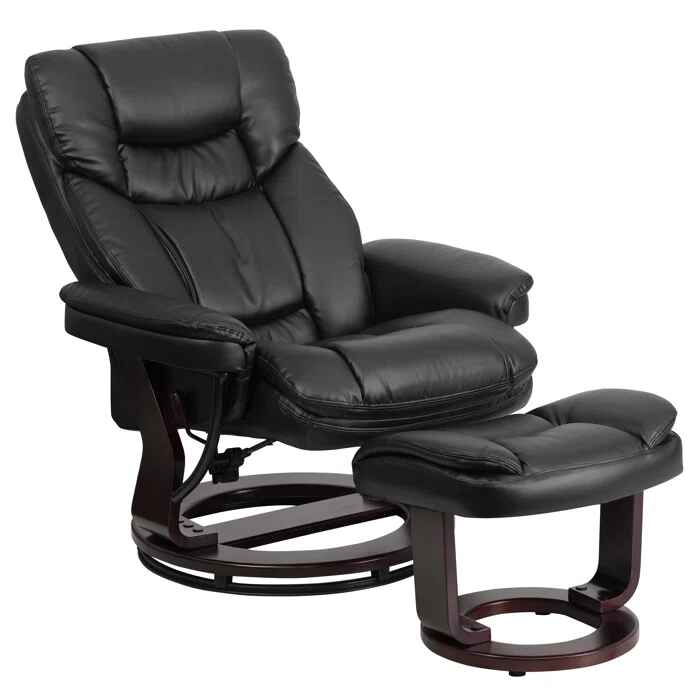 Manual Swivel Standard Recliner with Ottoman