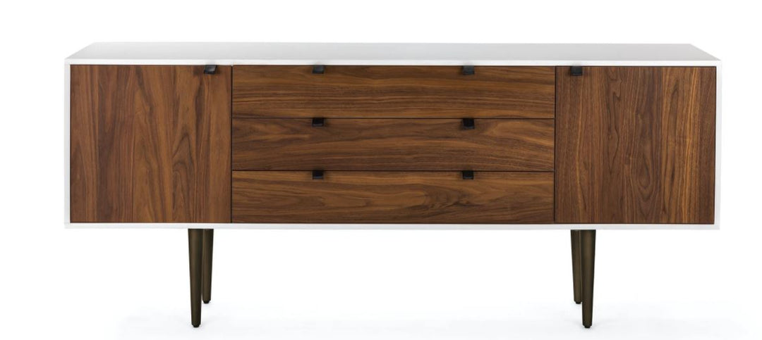 Envelo White / Walnut Sideboard