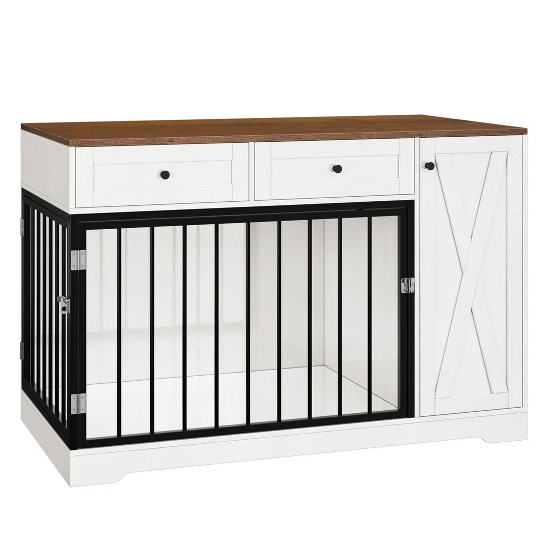 Ansel Modern Wooden Dog Crate Furniture