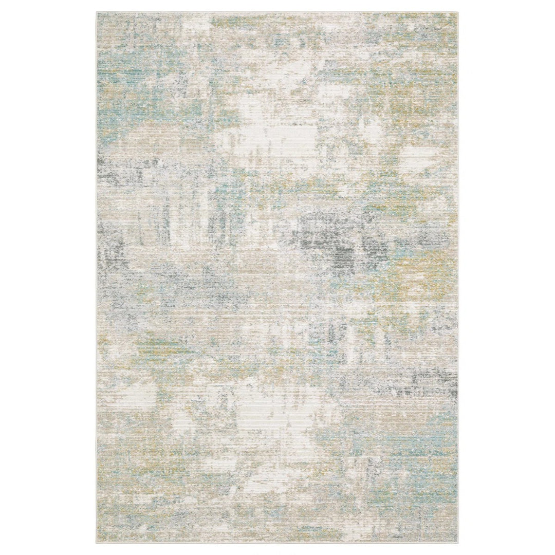 Goulart Textural Distressed Abstract Area Rug 7'10 x 10'10