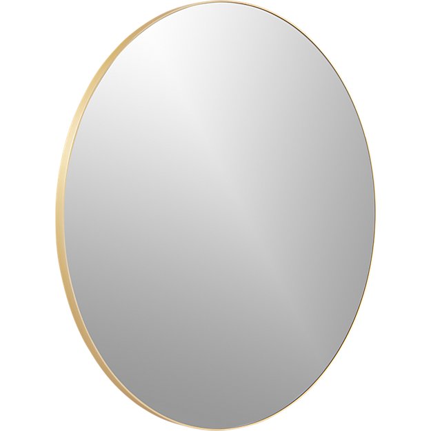 INFINITY ROUND BRASS WALL MIRROR