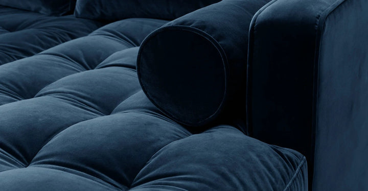 Sven Cascadia Blue Right Sectional Sofa