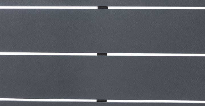 Ofer Dark Gray Table, Extendable